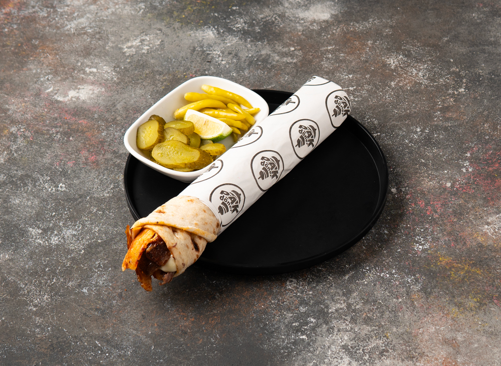 Lavaşta Et, Tavuk Karışık Dürüm