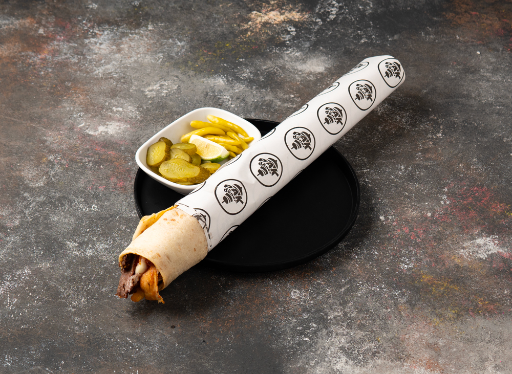 1,5 Porsiyon Lavaşta Füze Et ve Tavuk Karışık