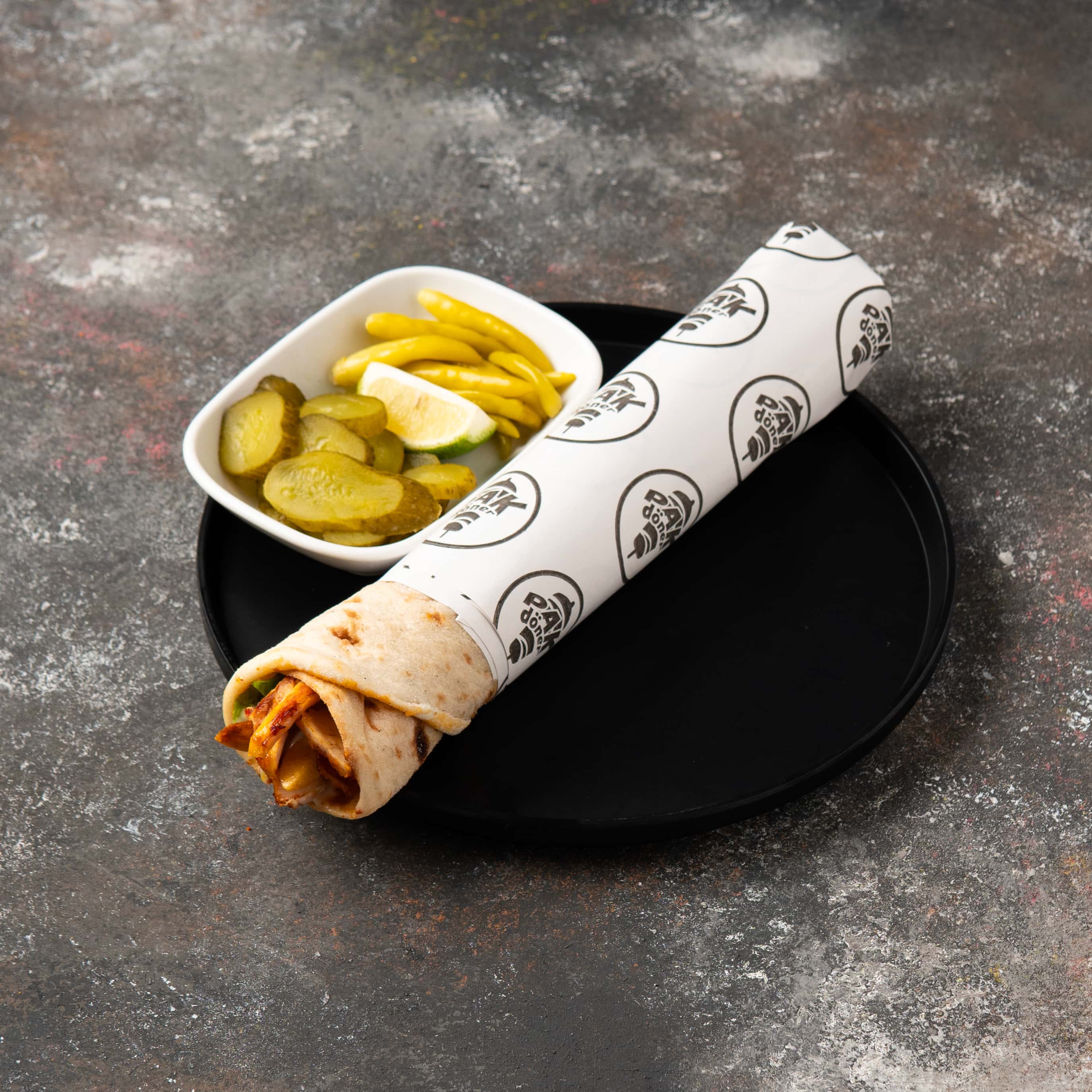 1,5 Porsiyon Lavaşta Tavuk Dürüm