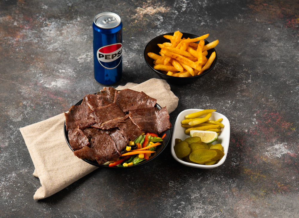 (Menü) Salata Üstü Yaprak Et